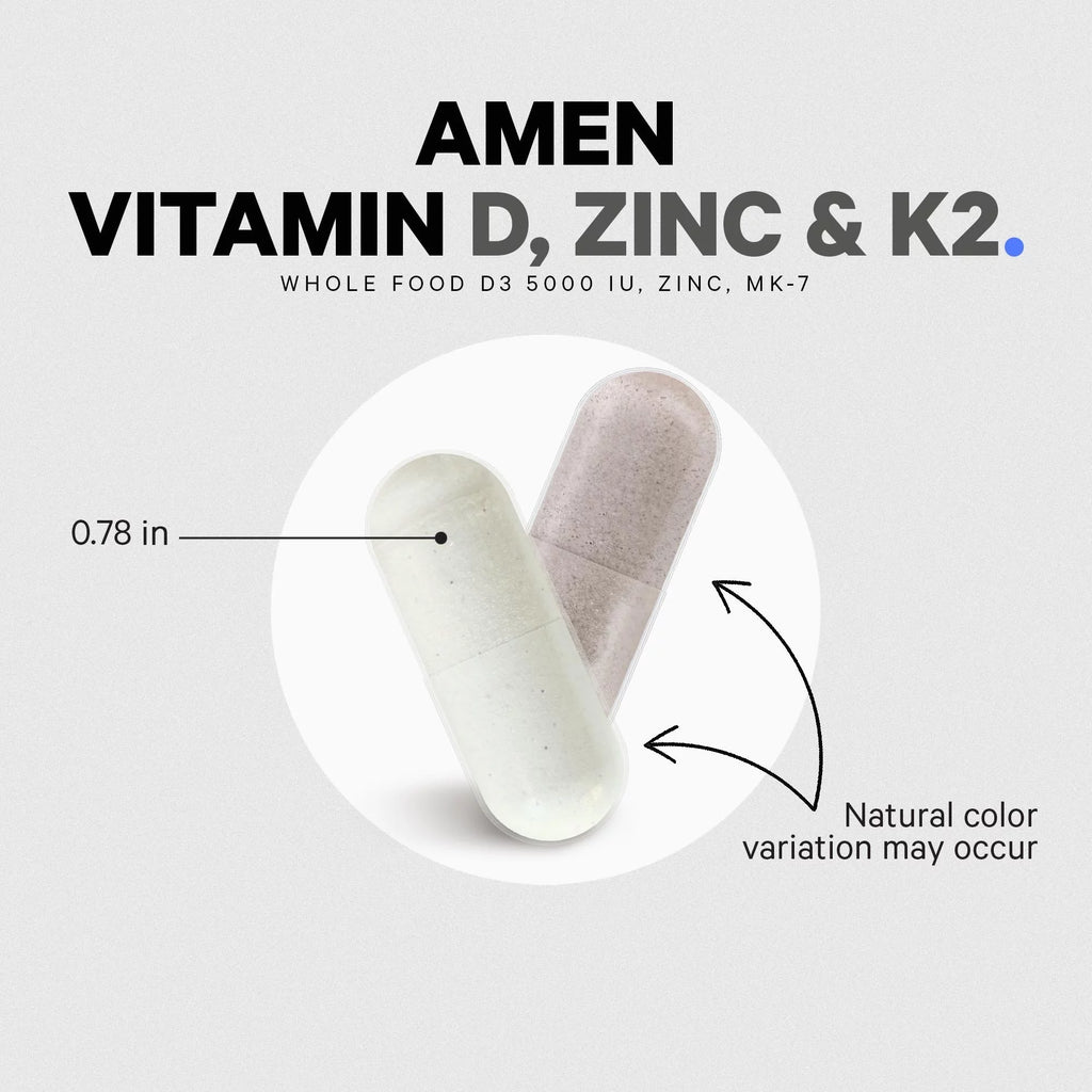 Vitamin D K2 & Zinc 5000 IU 60 ct R712156