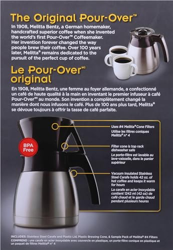 Coffee Maker Pour-Over Brewer with Carafe K281