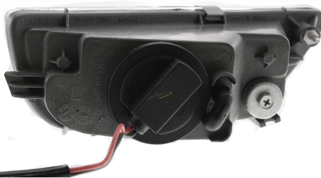 Fog Light Assembly Driver and Passenger Side with Bulbs W515