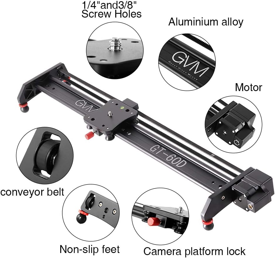 Motorized Camera Slider Video Rail Track Dolly with Controller Z40843