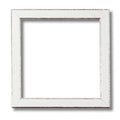 White Beveled Edge Wood Frame L494