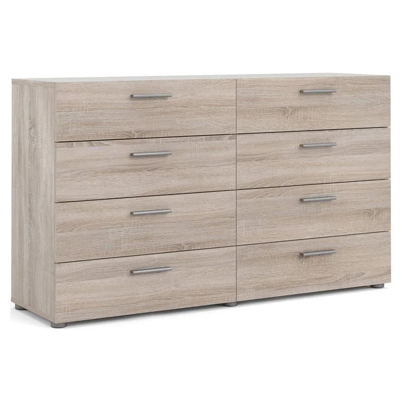 2 Piece Bedroom Set with 8 Drawer Dresser and 4 Drawer Chest F561
