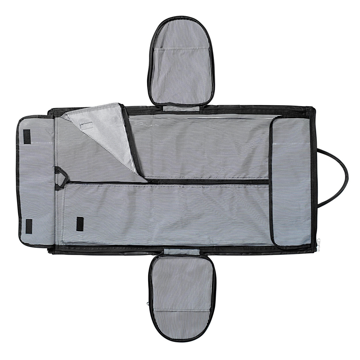 Black Microfiber Convertible Garment Bag U80828