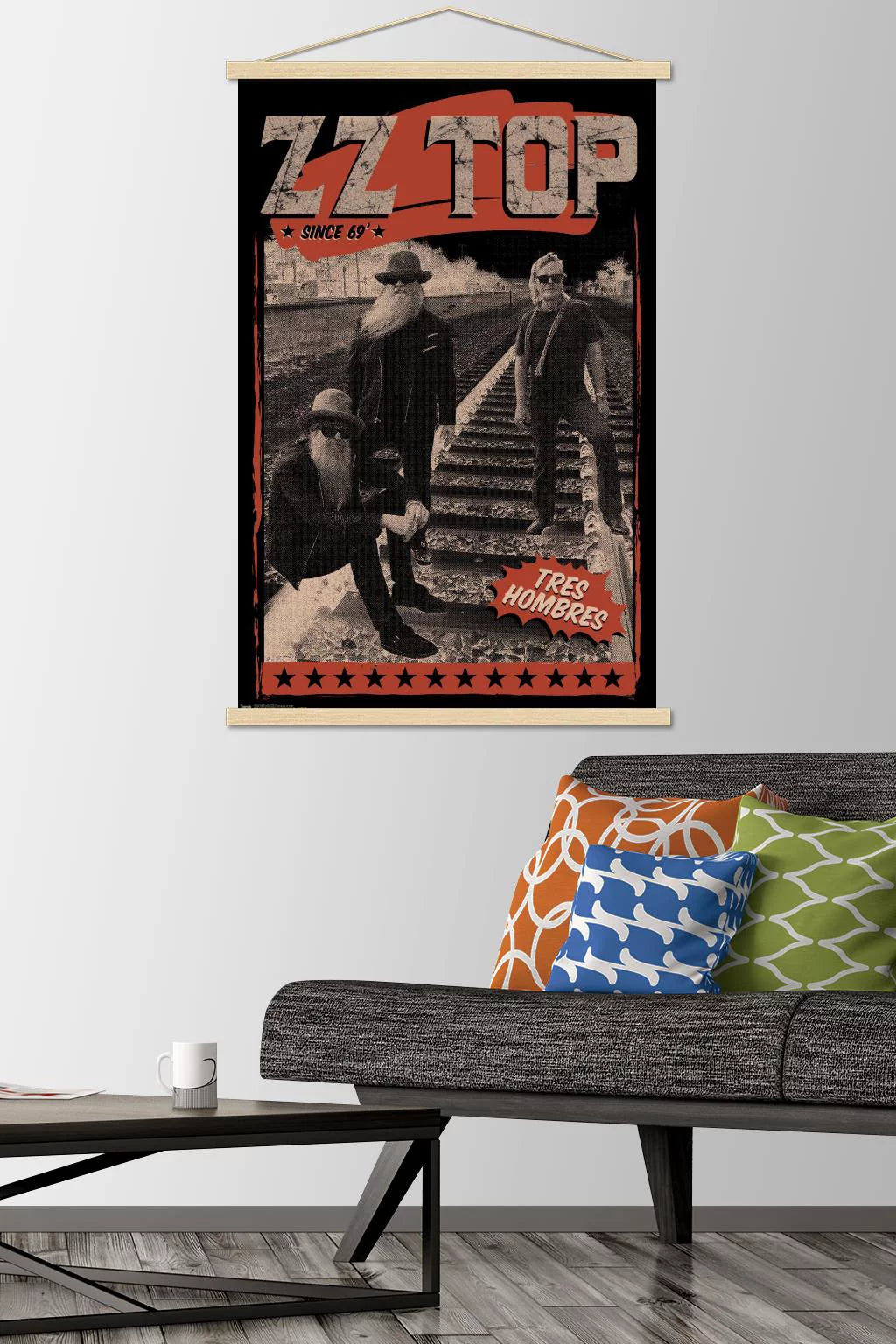 Wall Poster with Wooden Magnetic Frame, 22.375 x 34 T21321