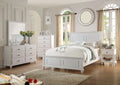 White 4 Piece Eastern King Size Bedroom Set X1965