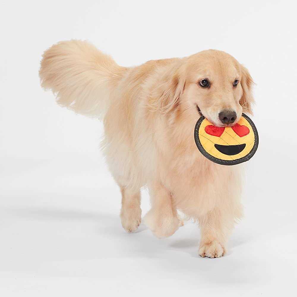 Heart Eyes Emoji Dog Toy X9458
