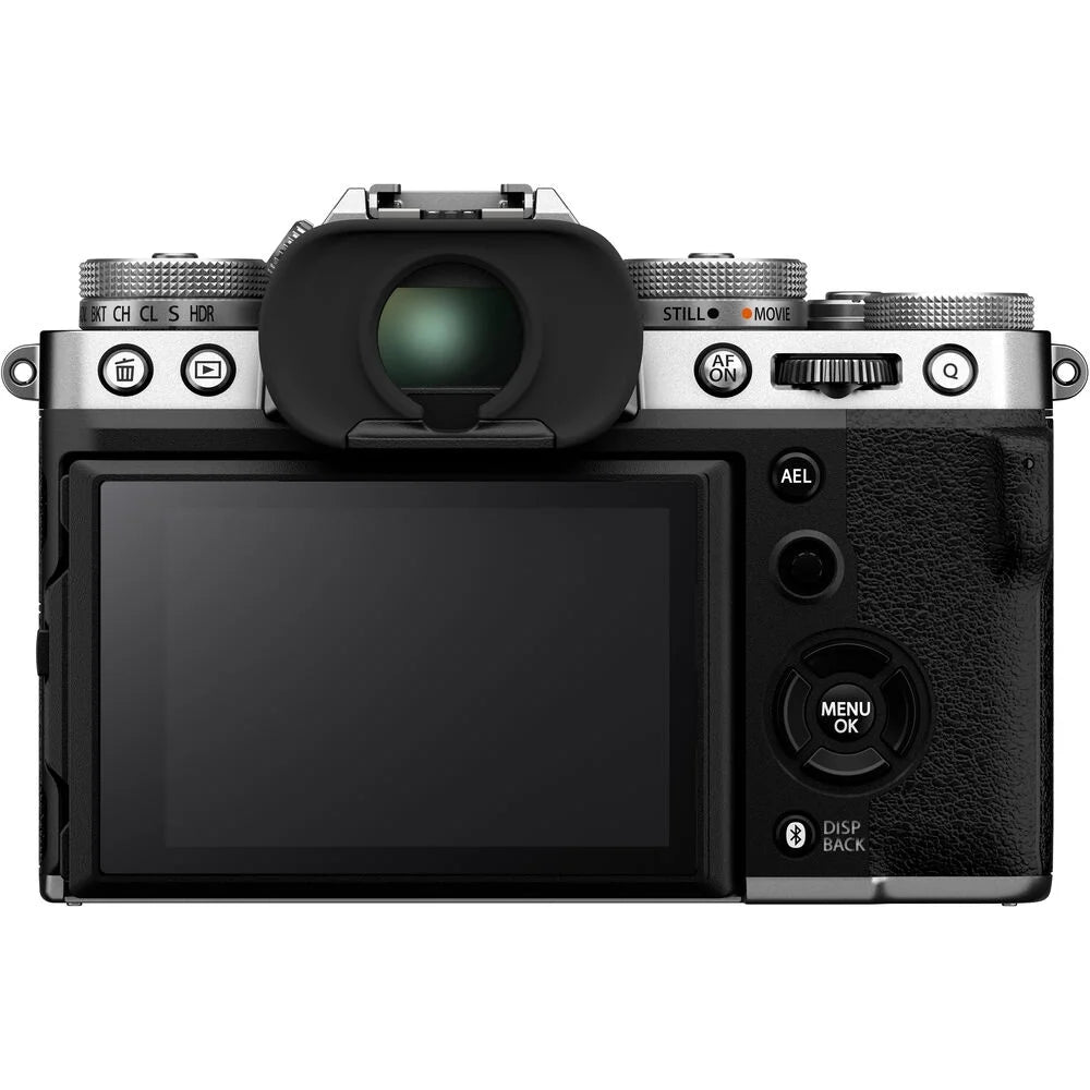 Silver Mirrorless Digital Camera with 18-55mm Lens Bundle A571594