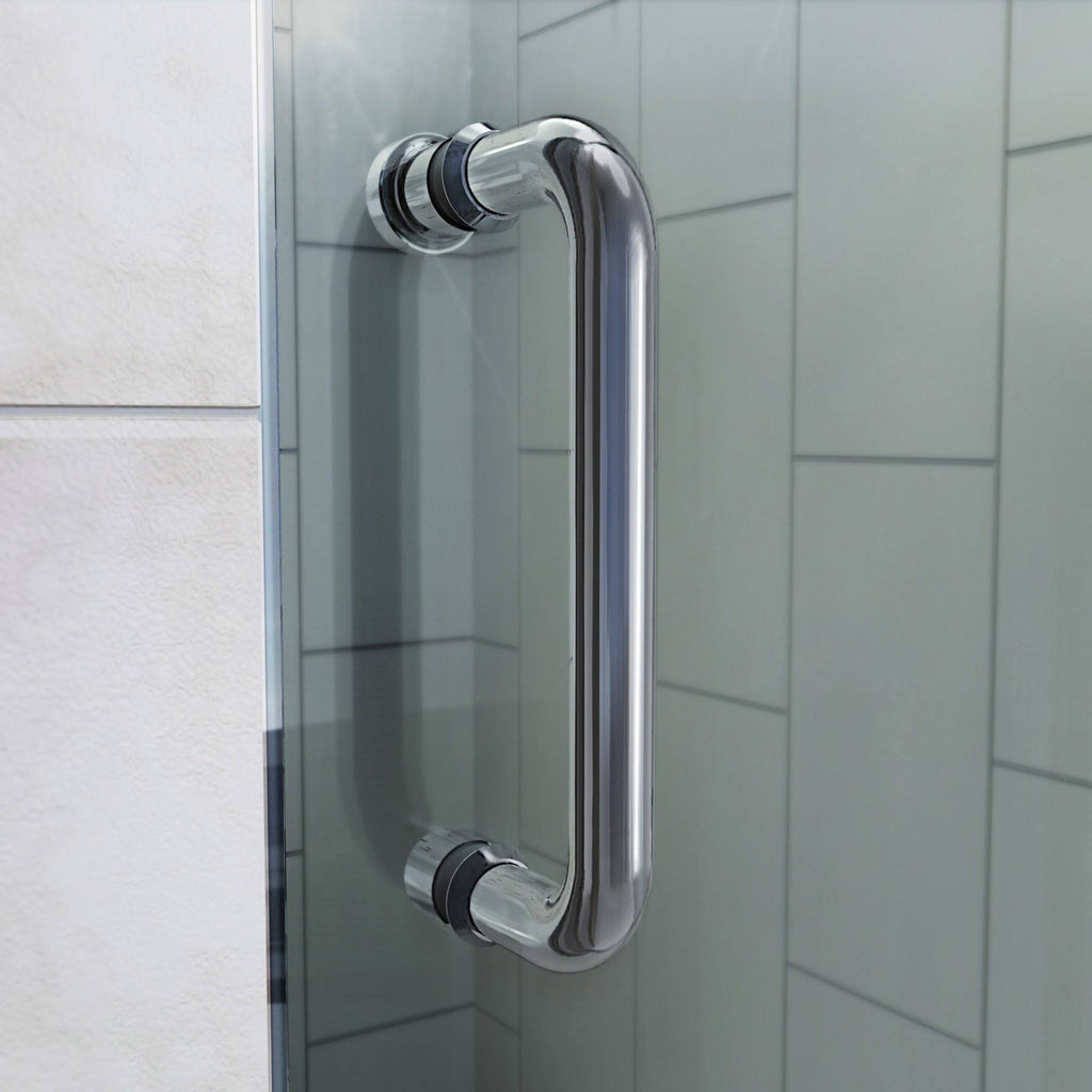 Semi-Frameless Pivot Shower Door in Chrome Y6374