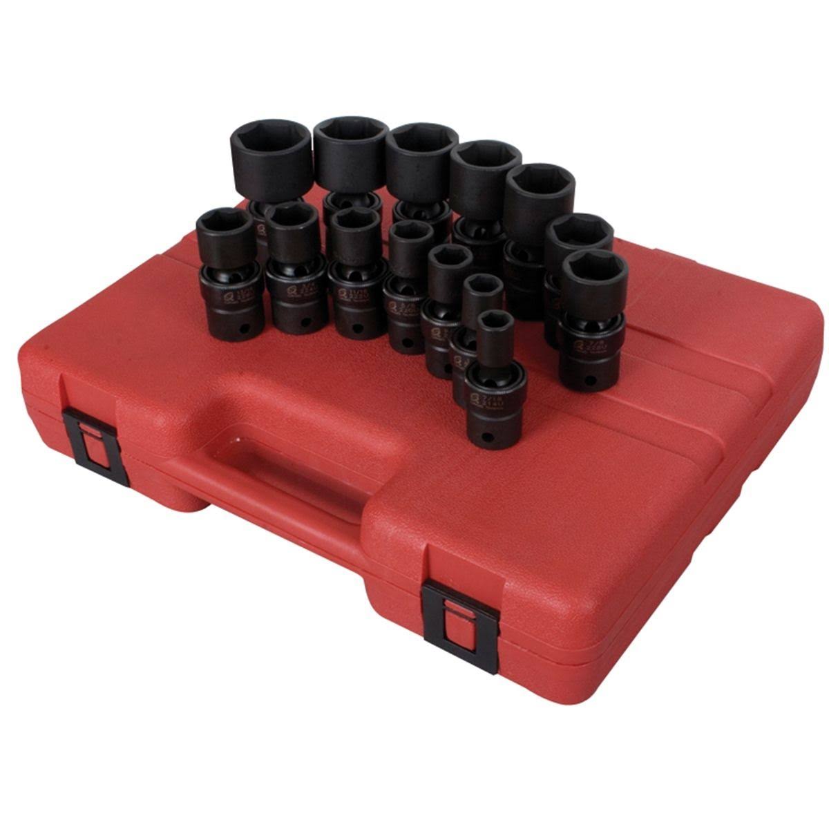 14-Piece 1/2 in. Drive SAE Universal Impact Socket Set Q157