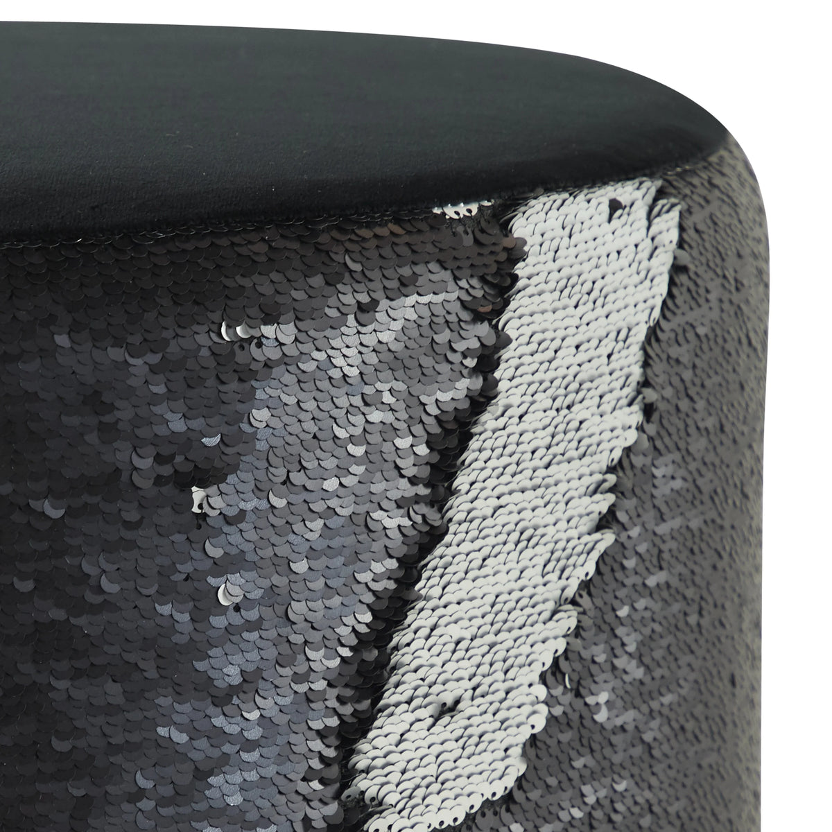 Black Wood Stool 18" E2789