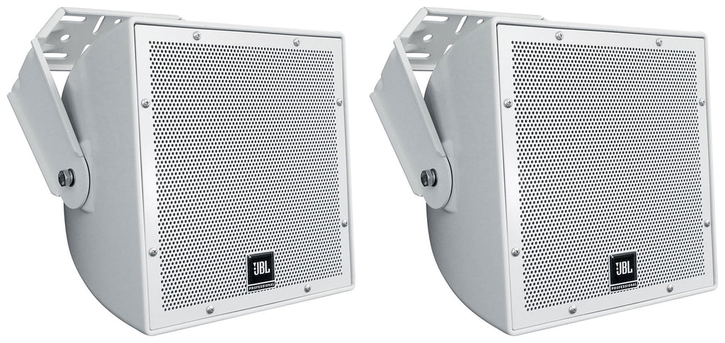 8" White Indoor/Outdoor Surface Mount Speakers L6441
