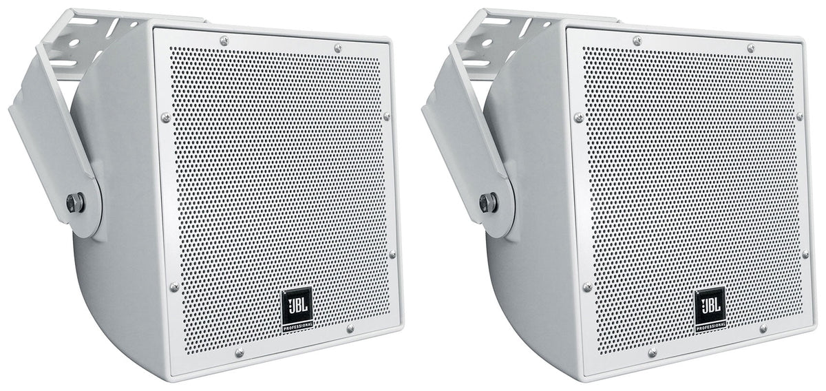 8" White Indoor/Outdoor Surface Mount Speakers L6441