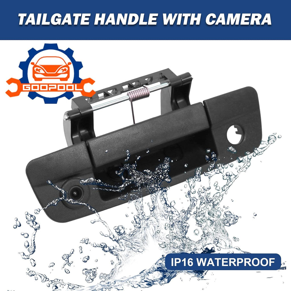 Tailgate Handle Backup Camera Rear View with RCA Connector X38148