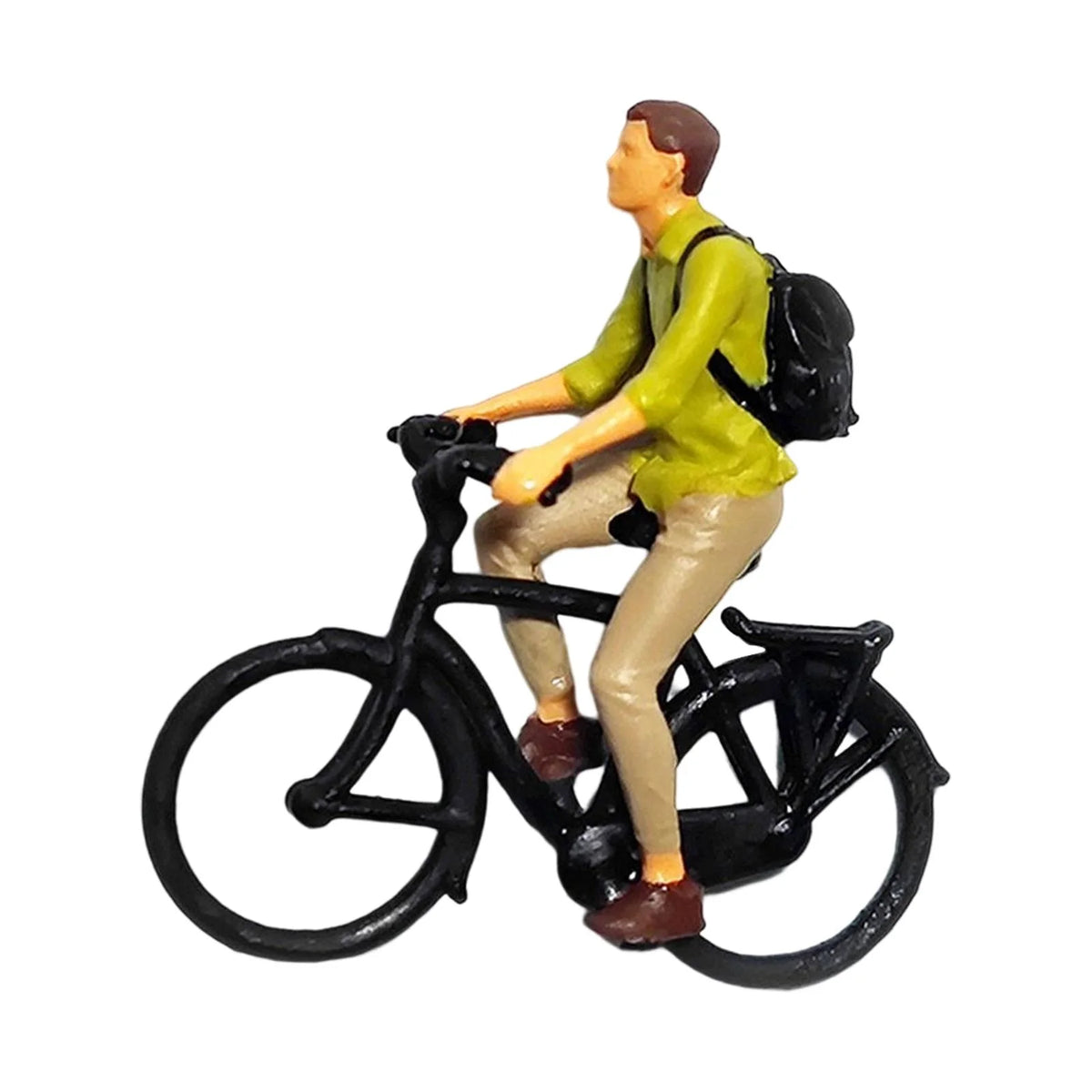 1/87 Scale Cyclist Figures Mini People Model Ornament L782121