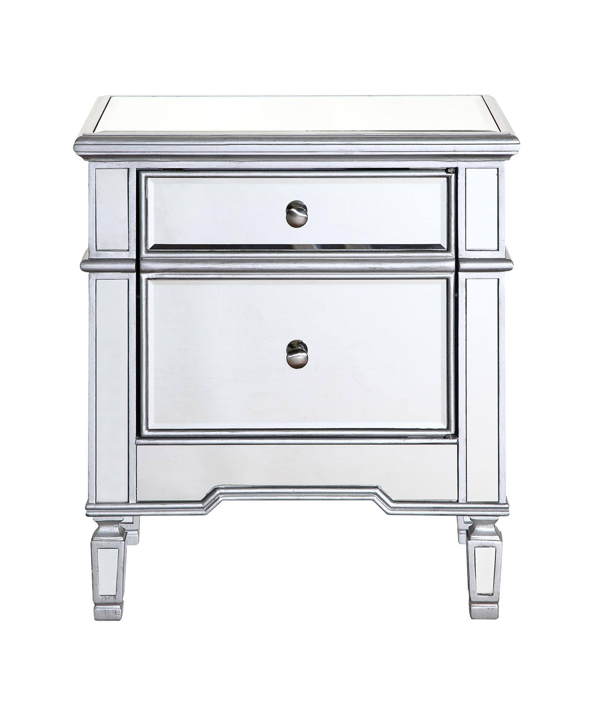 Silver 1 Door Cabinet O6526