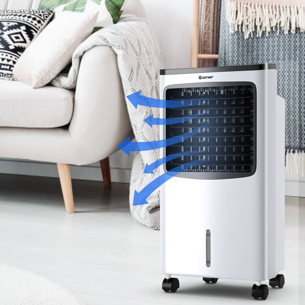 Black Portable Cooler Fan with Remote Control K97199