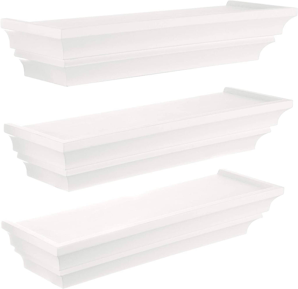 White 16x22 Wall Shelf Set 3 Q9055
