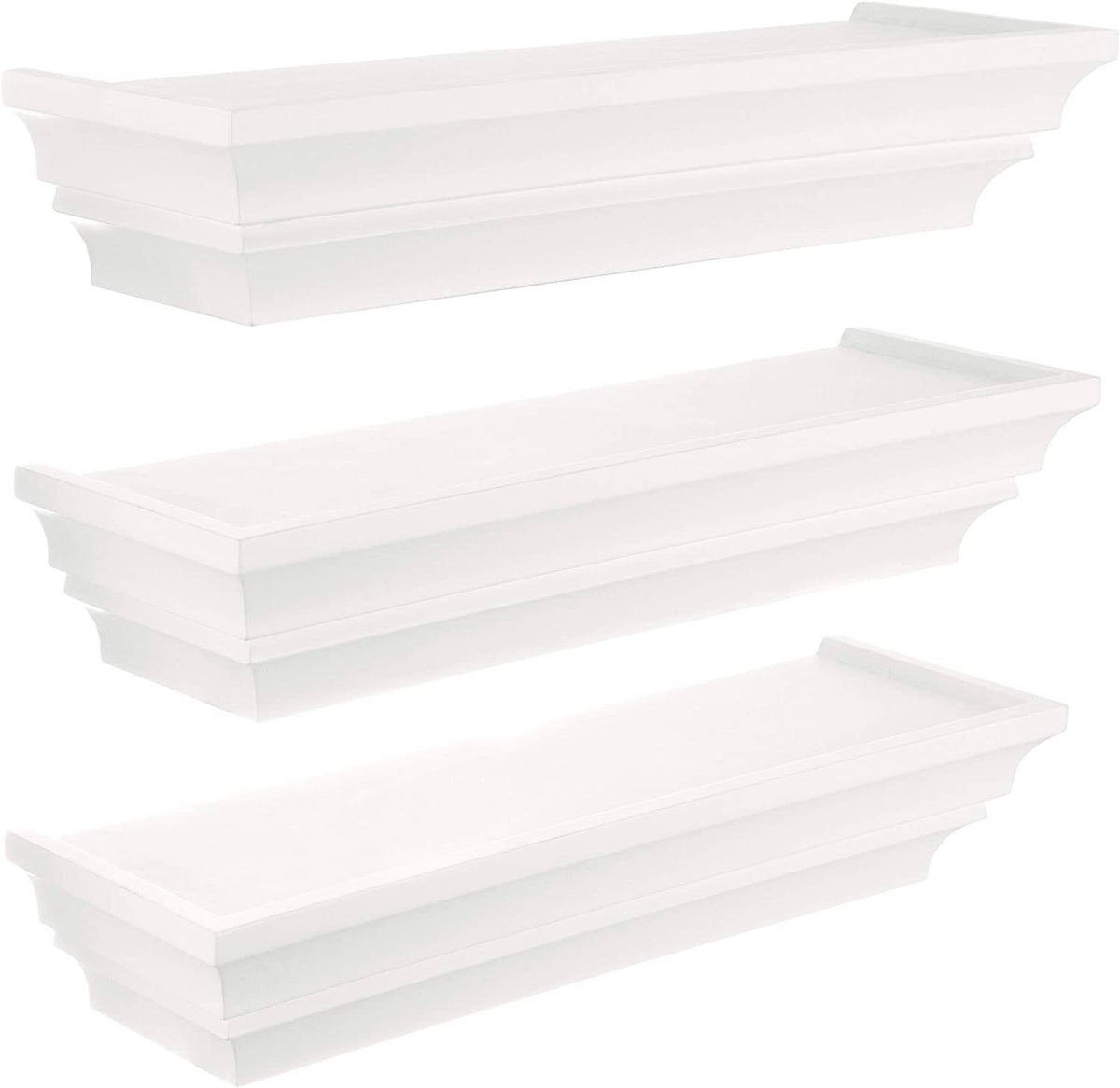 White 16x22 Wall Shelf Set 3 Q9055