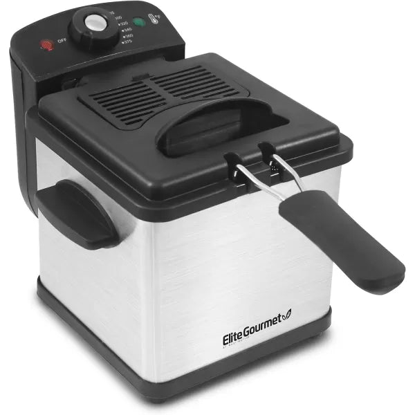 Electric 1.5 Qt. Stainless Steel Deep Fryer S434