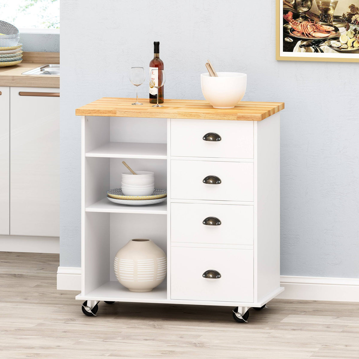 Kitchen Cart with Wheels N12971