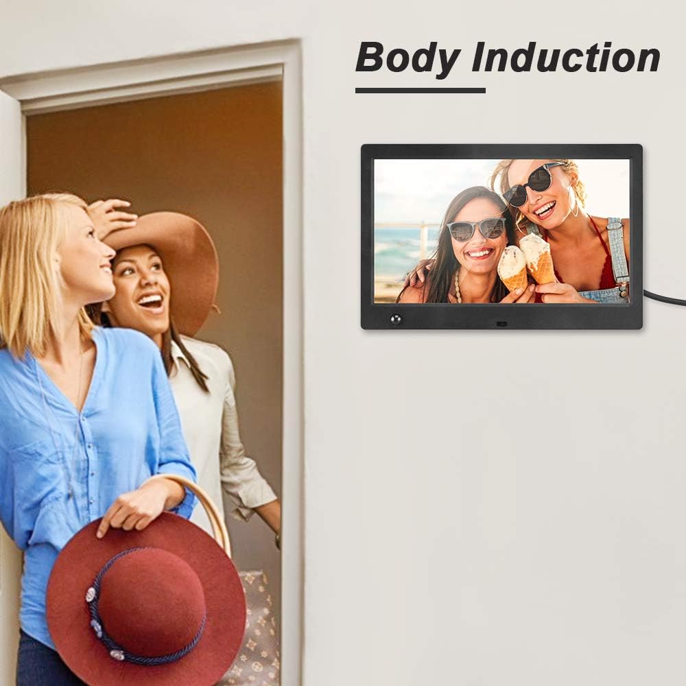 10 Inch Digital Picture Frame with Remote Control Black V56016