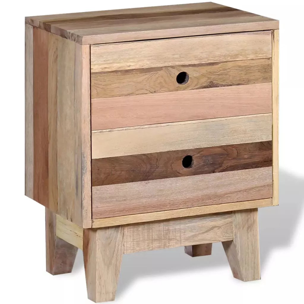Solid Reclaimed Wood Bedside Cabinet H5017