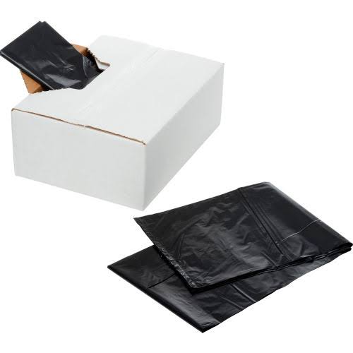 Heavy Duty Black Trash Bags 40 to 45 Gal 1.0 Mil 100 per Case L4497