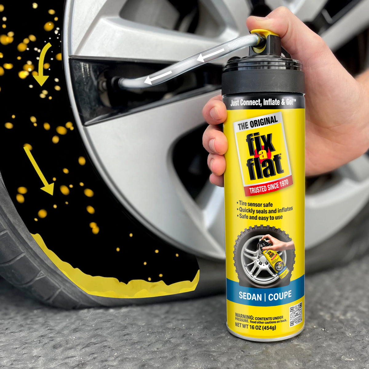 16 oz Aerosol Tire Repair and Inflator Q77167