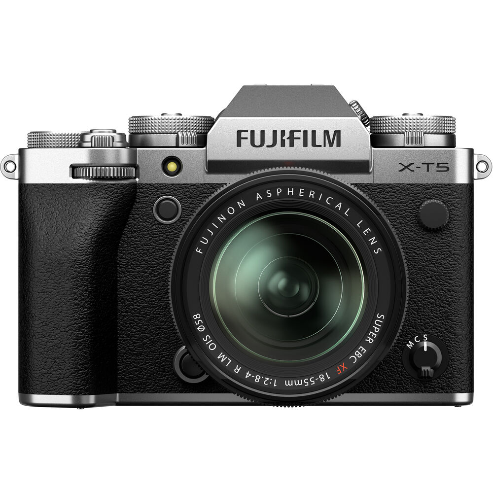Silver Mirrorless Digital Camera with 18-55mm Lens Bundle A571594