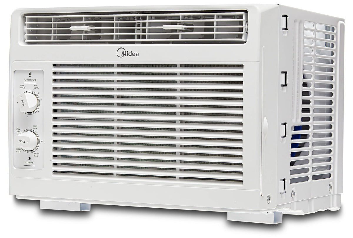 5,000 BTU 150 Sq Ft Mechanical Window Air Conditioner, White V3444