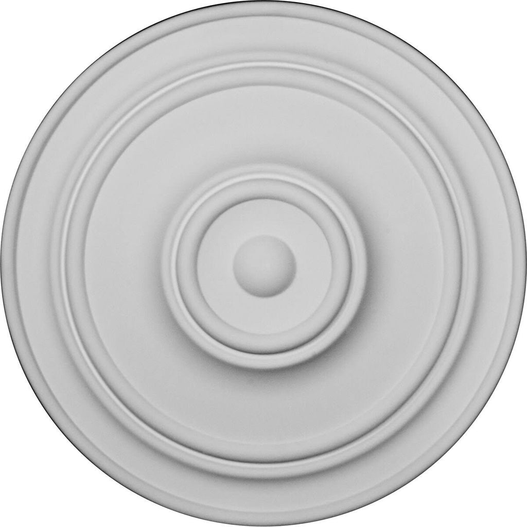 Classic Ceiling Medallion, Hand-Painted Pewter M820