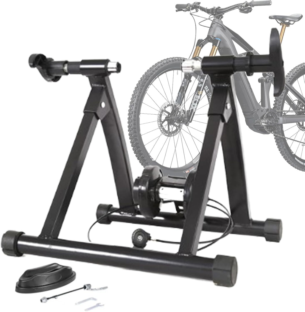 Black Magnetic Folding Bike Trainer Stand A7448