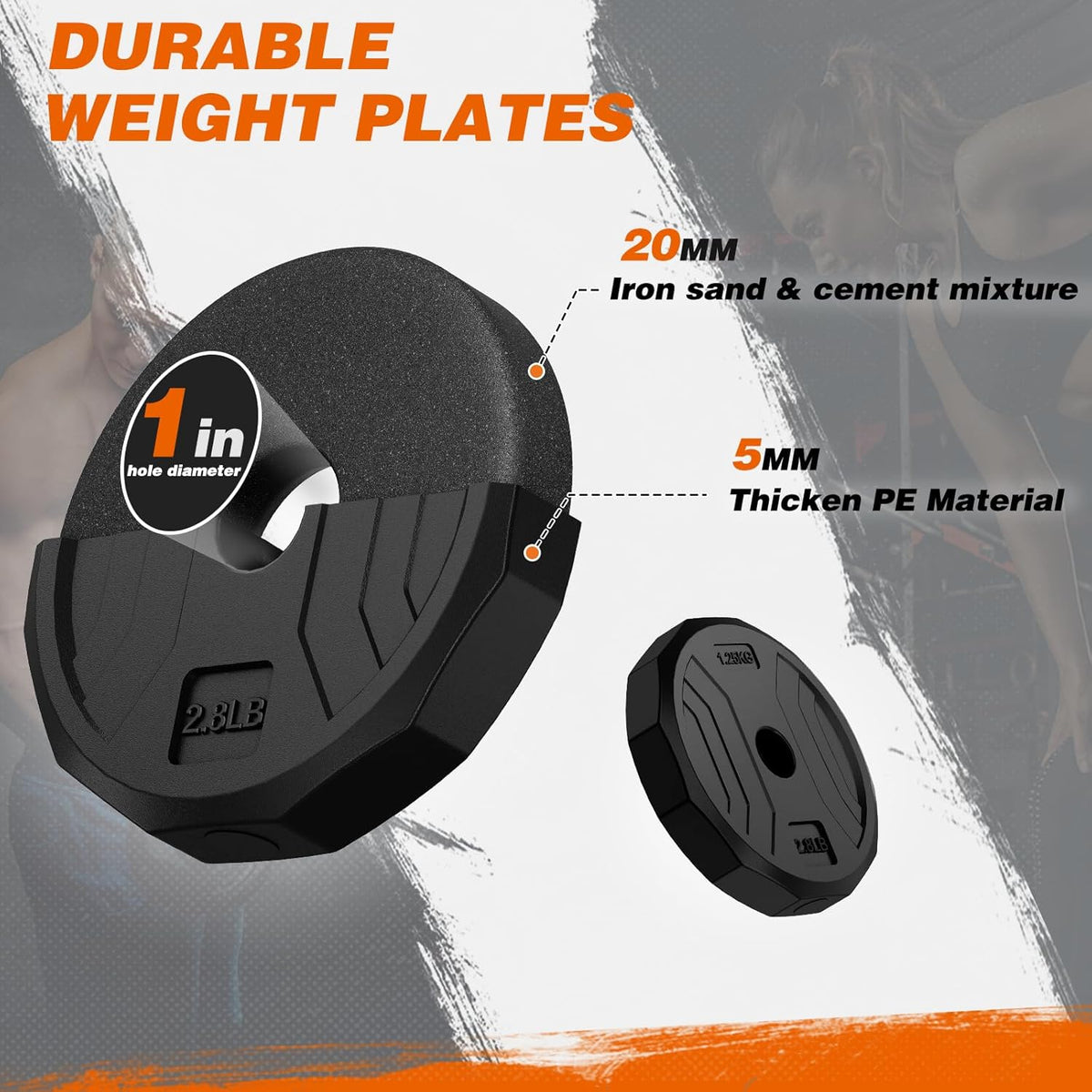 44LB 4 in 1 Adjustable Weight Dumbbell Set K4717