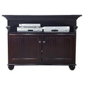 Yellow TV Stand with Fixed Half Shelf M463284