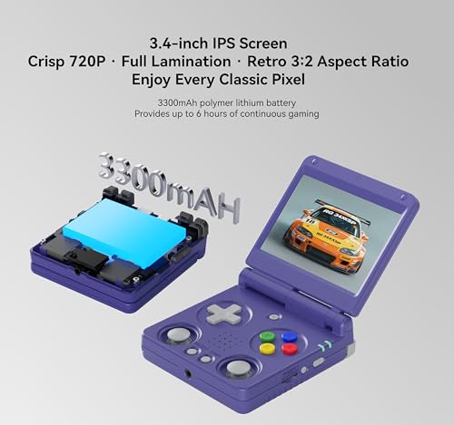 Indigo 3.4'' IPS Screen 64G TF Card Portable Handheld Gaming Console S175658