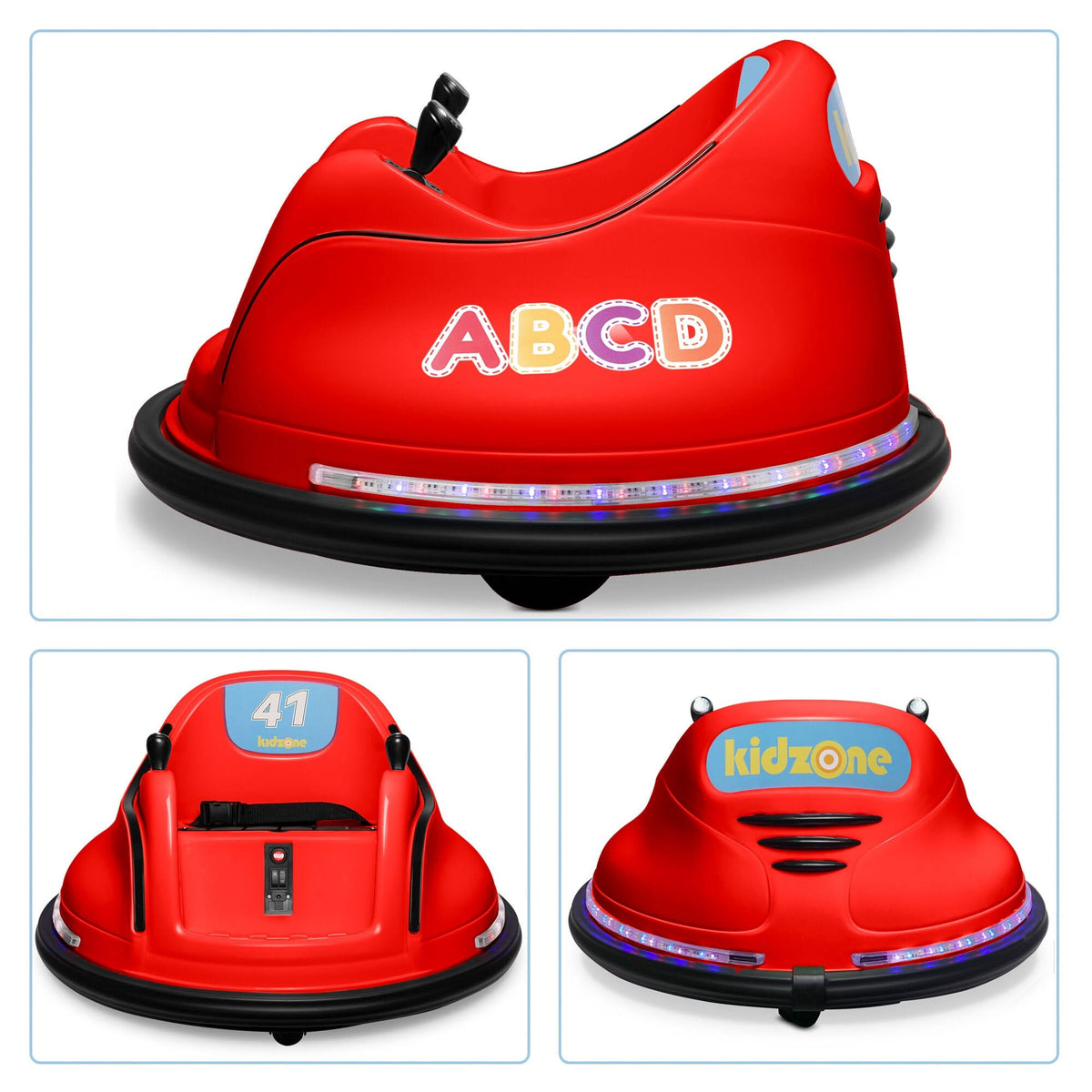 12V 2 Speed Bluetooth Electric Ride on Bumper Car with Remote Control X992