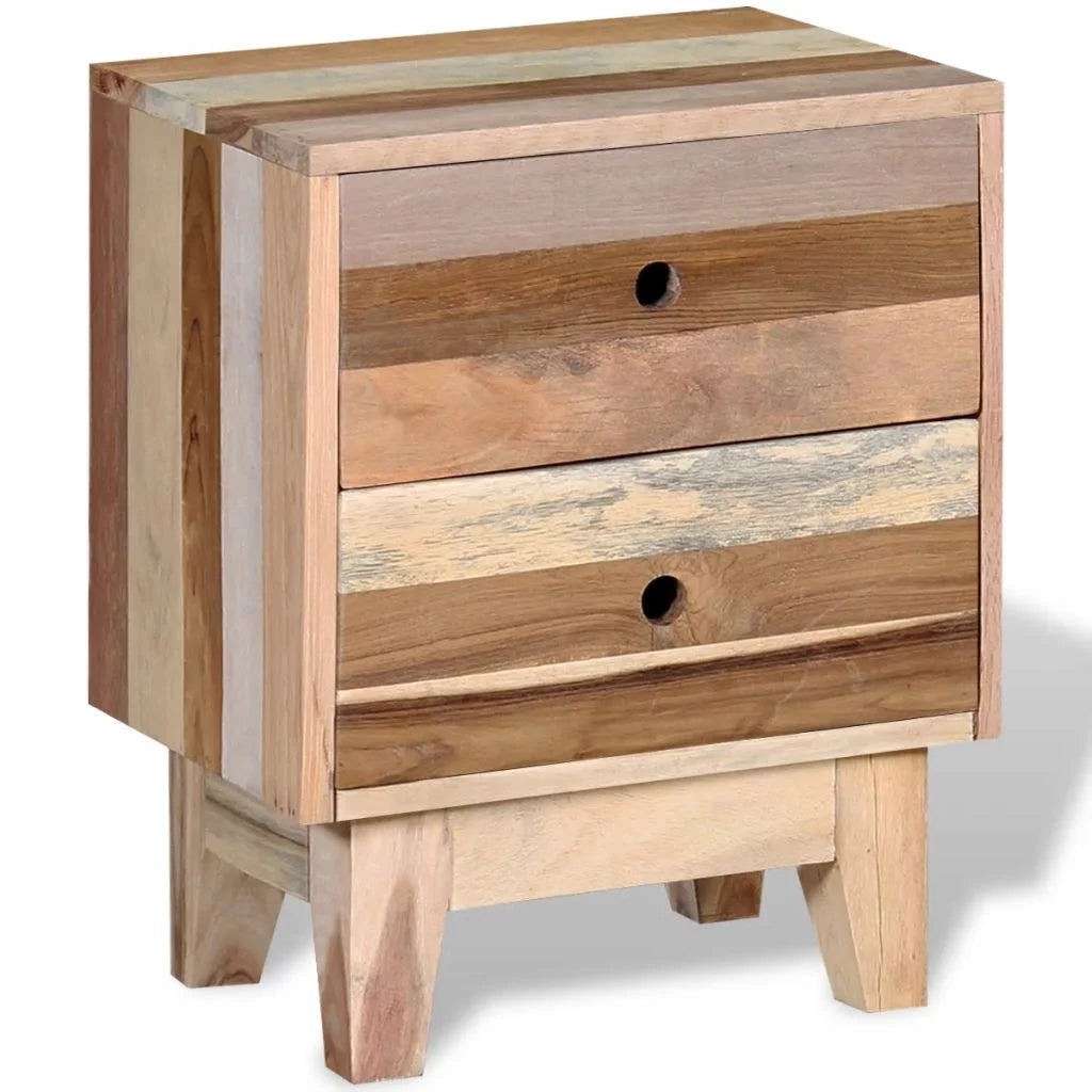 Solid Reclaimed Wood Bedside Cabinet H5017