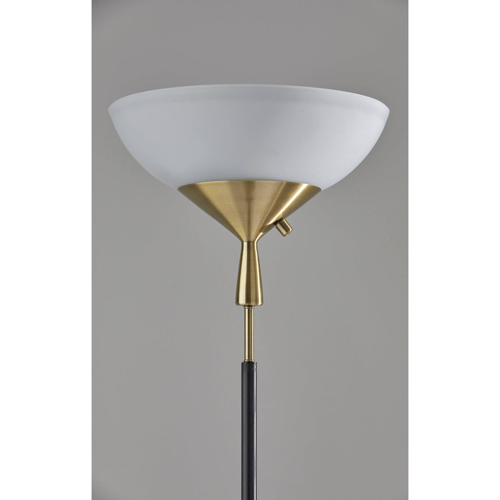 Black Torchiere Lamp K15346