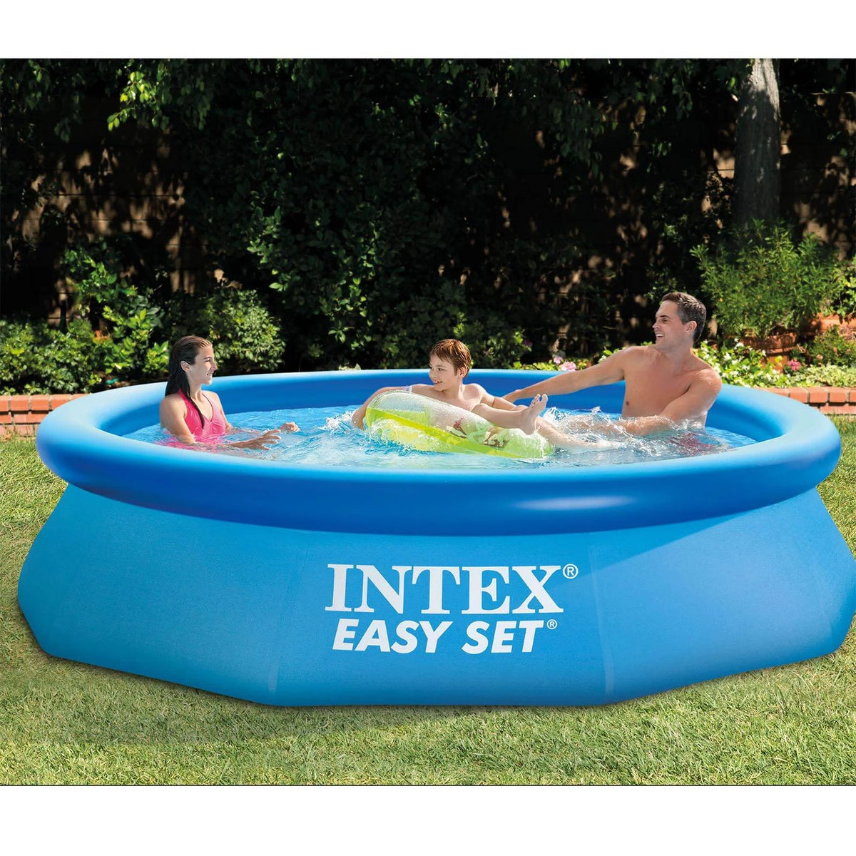 10ft x 30in Above Ground Inflatable Family Swimming Pool with Pump G223