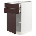 White Base Cabinet with Door and 2 Drawers F143