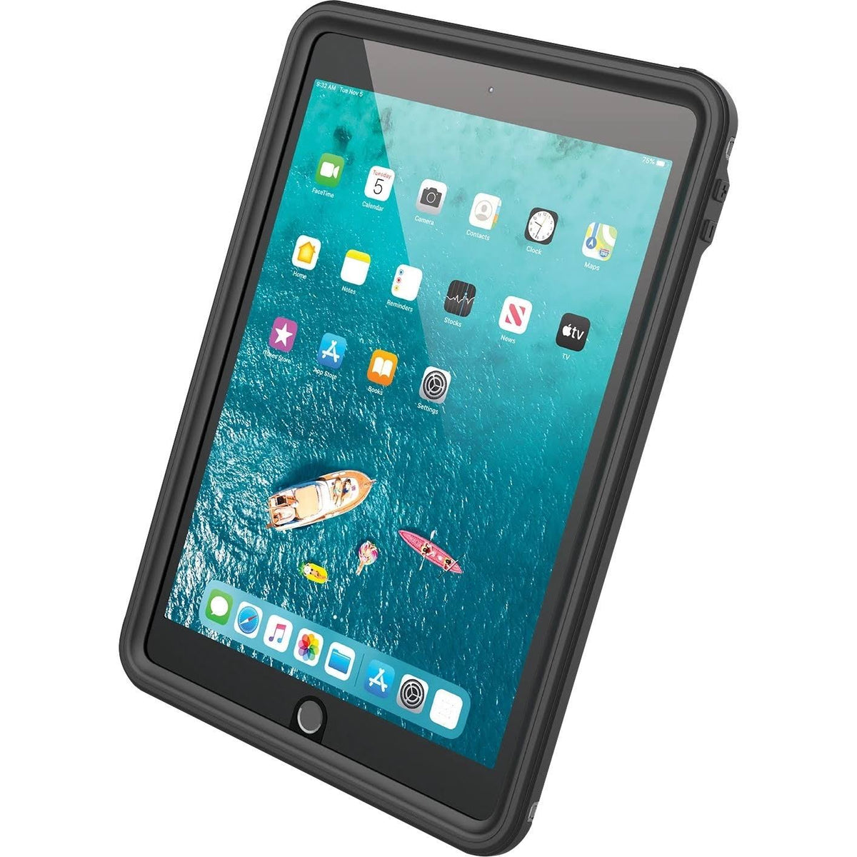 Black Waterproof Case for iPad 10.2in 7th Gen H3345