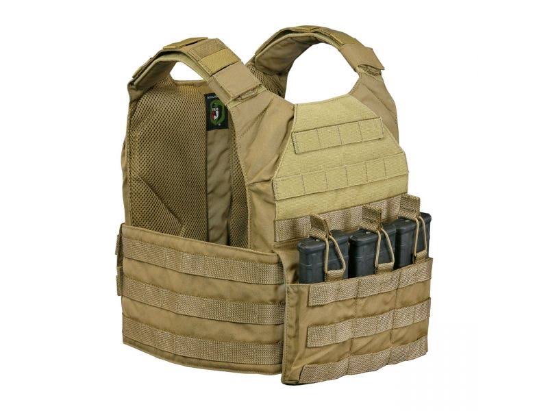 Coyote Tan Large Plate Carrier Set with Standard Cummerbund V548553