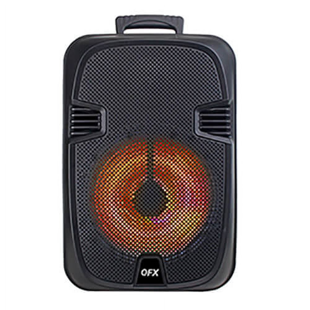 12in Black Portable Party Speaker P95494