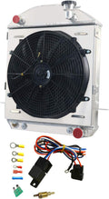 3 Row Core Aluminum Radiator with 16" Fan and Thermostat Relay Kit M44269