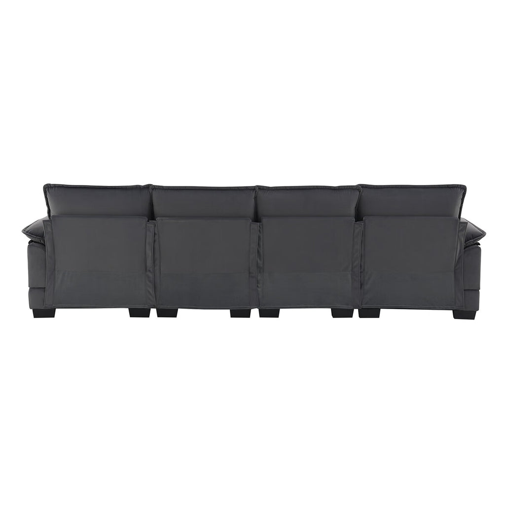 U-shaped Sectional Sofa with Waist Pillows A20914