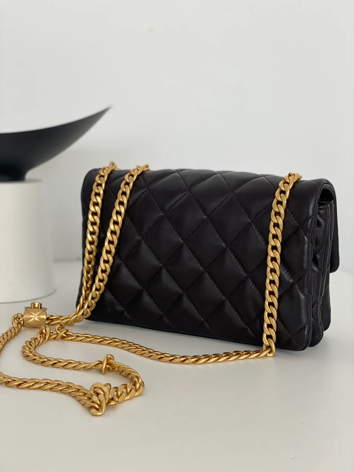 Black Small Flap Bag S108744