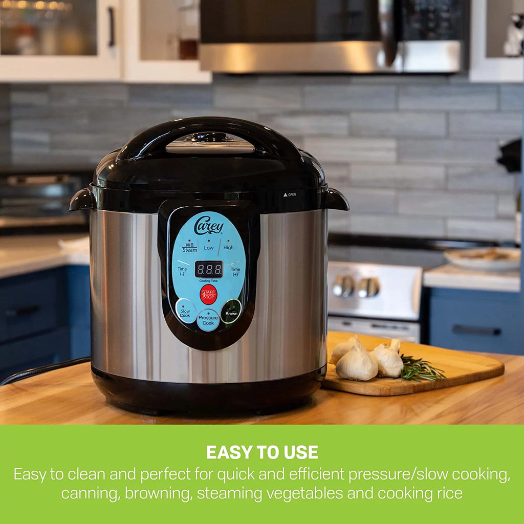 9.5 Qt Stainless Steel Electric Pressure Cooker and Canner J61233