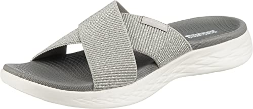 Metallic Mesh Slide Sandal A31175