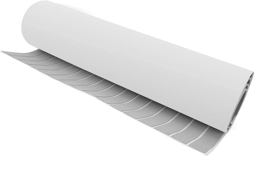 Gray+White Non-Slip Self-Adhesive EVA Foam Boat Decking Sheet O905
