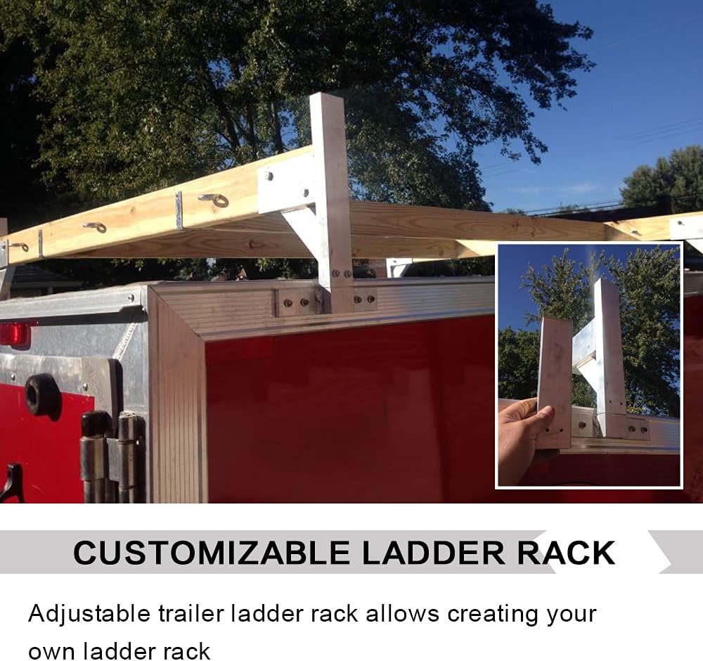 Adjustable Aluminum Roof Ladder Rack Bracket Kit B9203